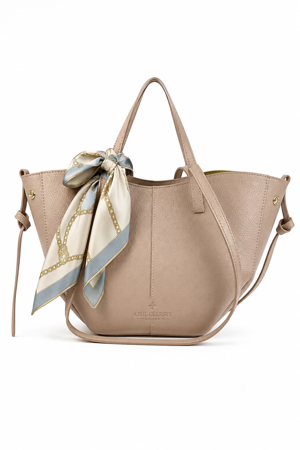 Bolso Venecia rosa - bolso grande con neceser | Azul Celeste Milano