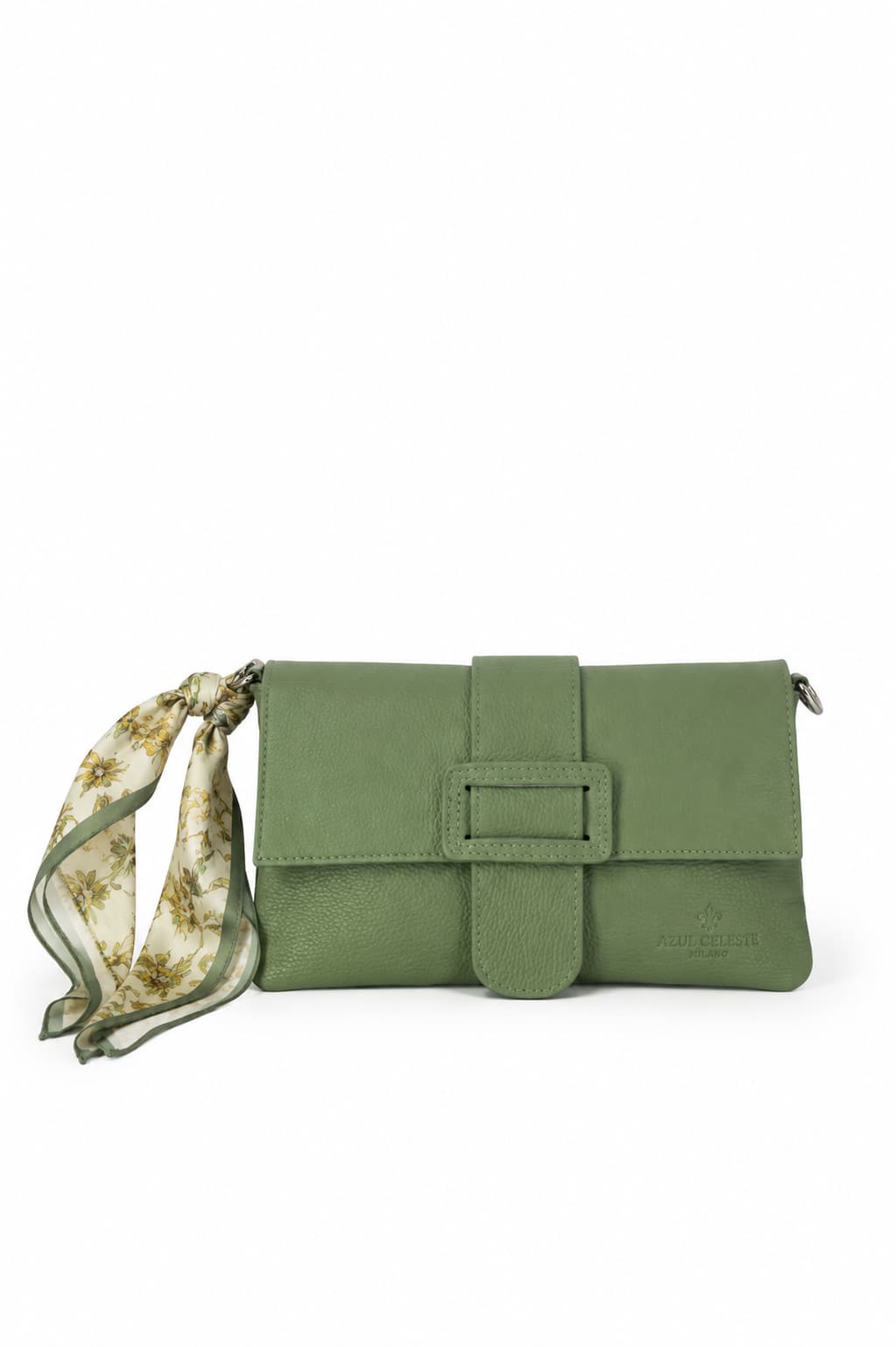Bolso Dolce verde menta - bandolera piel italiana | Azul Celeste Milano