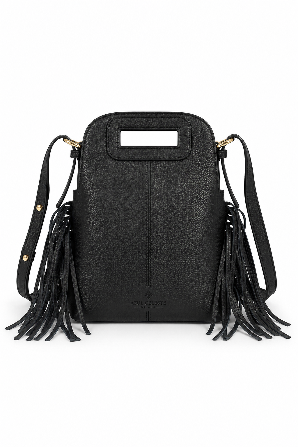 Bolso Lucca Piel – Bolso de Hombro con Flecos Fabricado en Italia