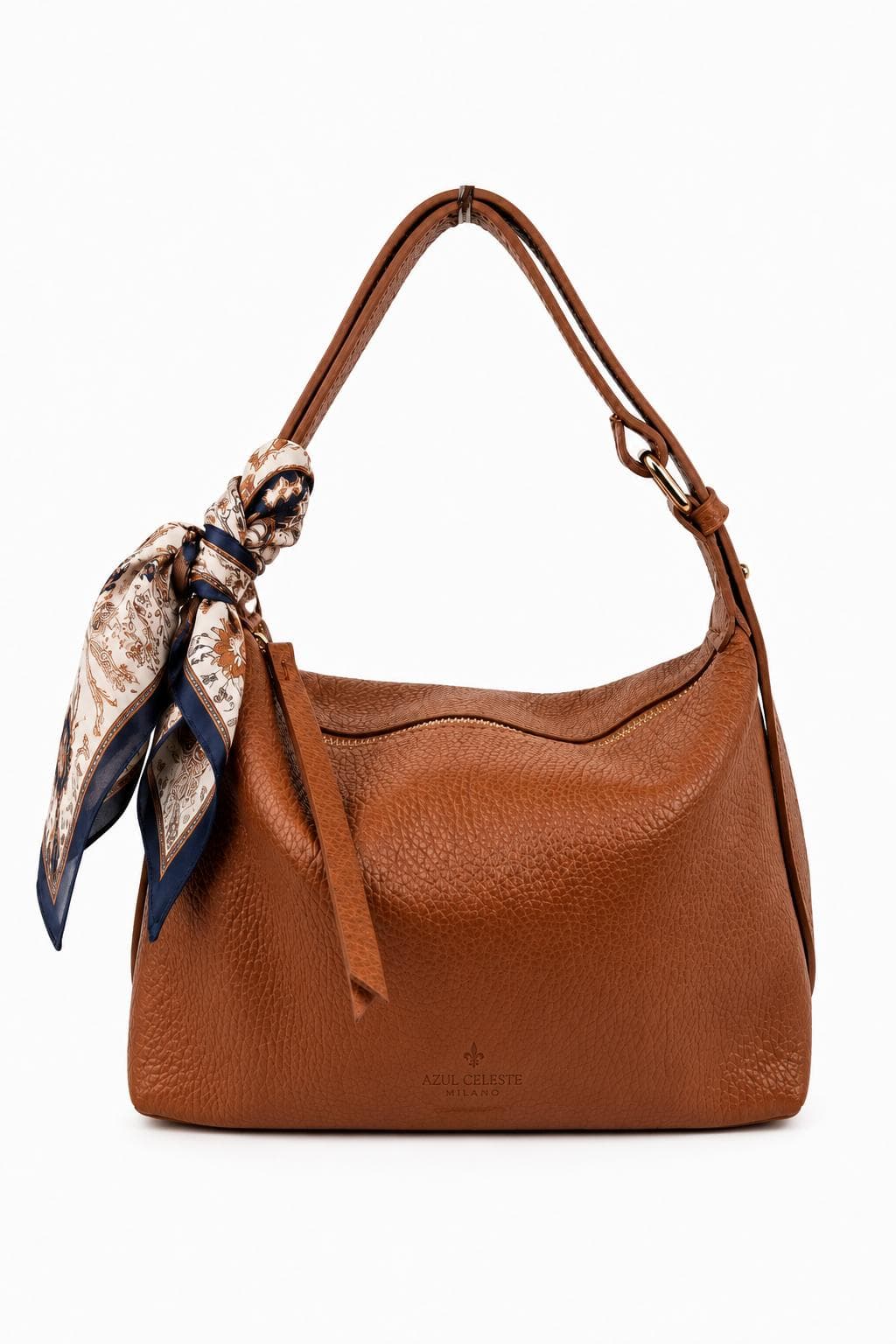 Bolso Piccolo Marrón - bolso de hombro multiforma | Azul Celeste Milano