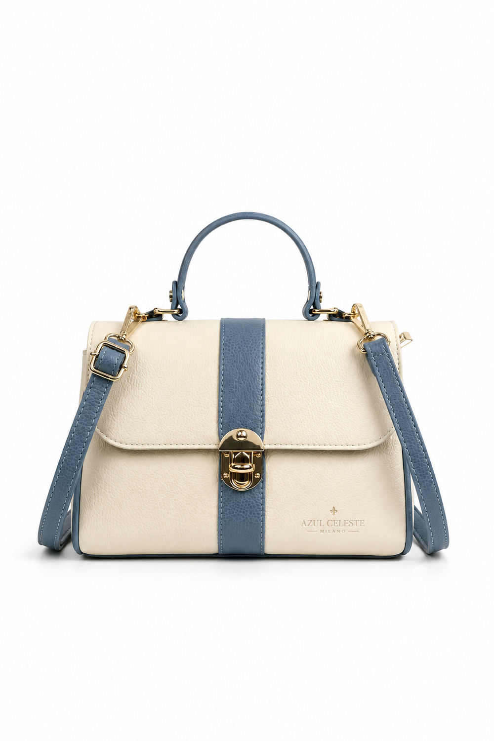 Bolso Nápole Bicolor Piel