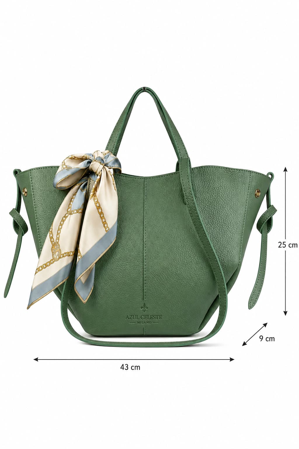 Bolso Venecia - detalle de neceser a juego incluido
