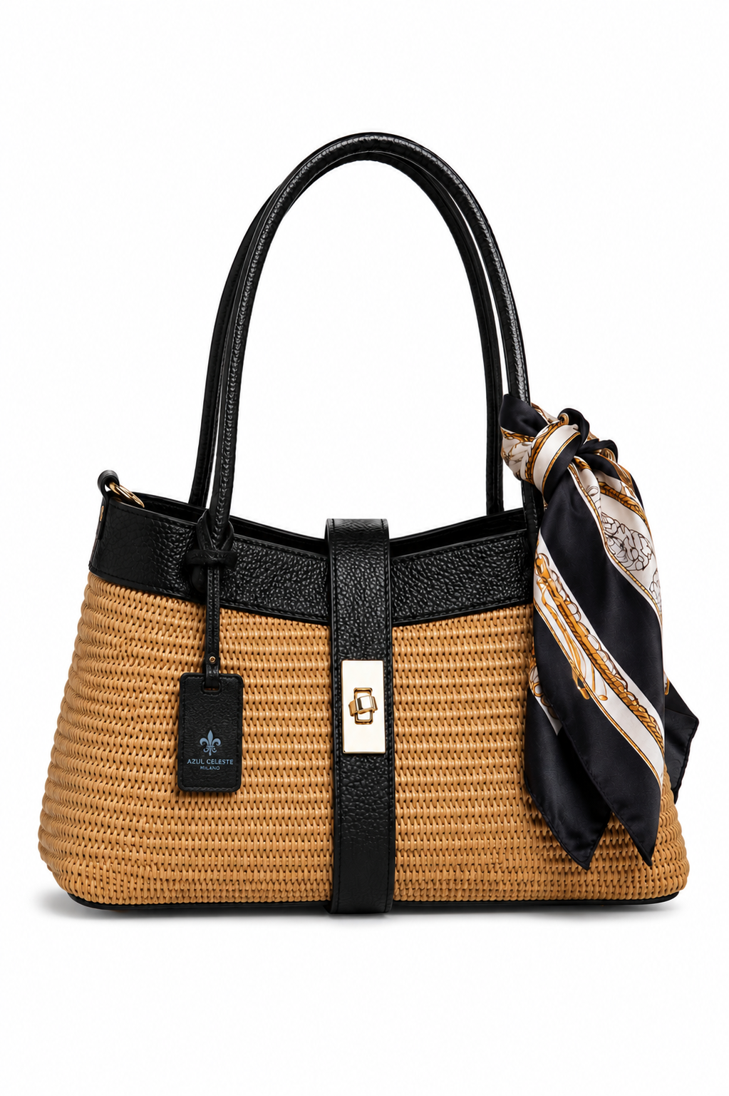 Bolso Tiramisù Piel - Rafia