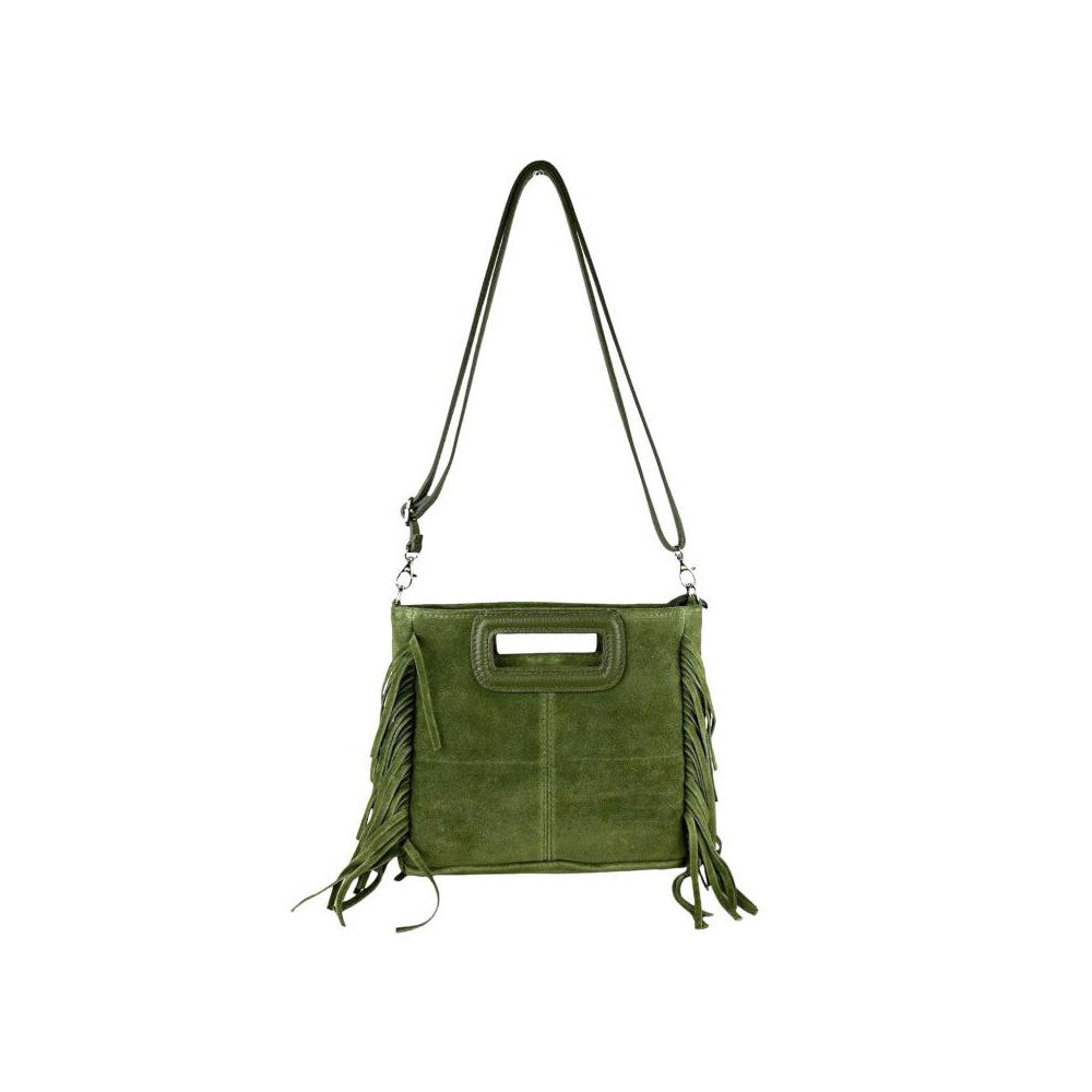 Bolso Bandolera Italia de Piel de Serraje
