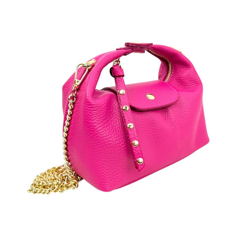 Bolso Madrid – Bandolera de Piel Italiana con Cadena Dorada