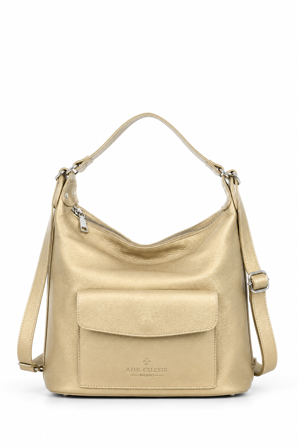 Bolso Bella Vita Piel – Bolso-Mochila Convertible Fabricado en Italia
