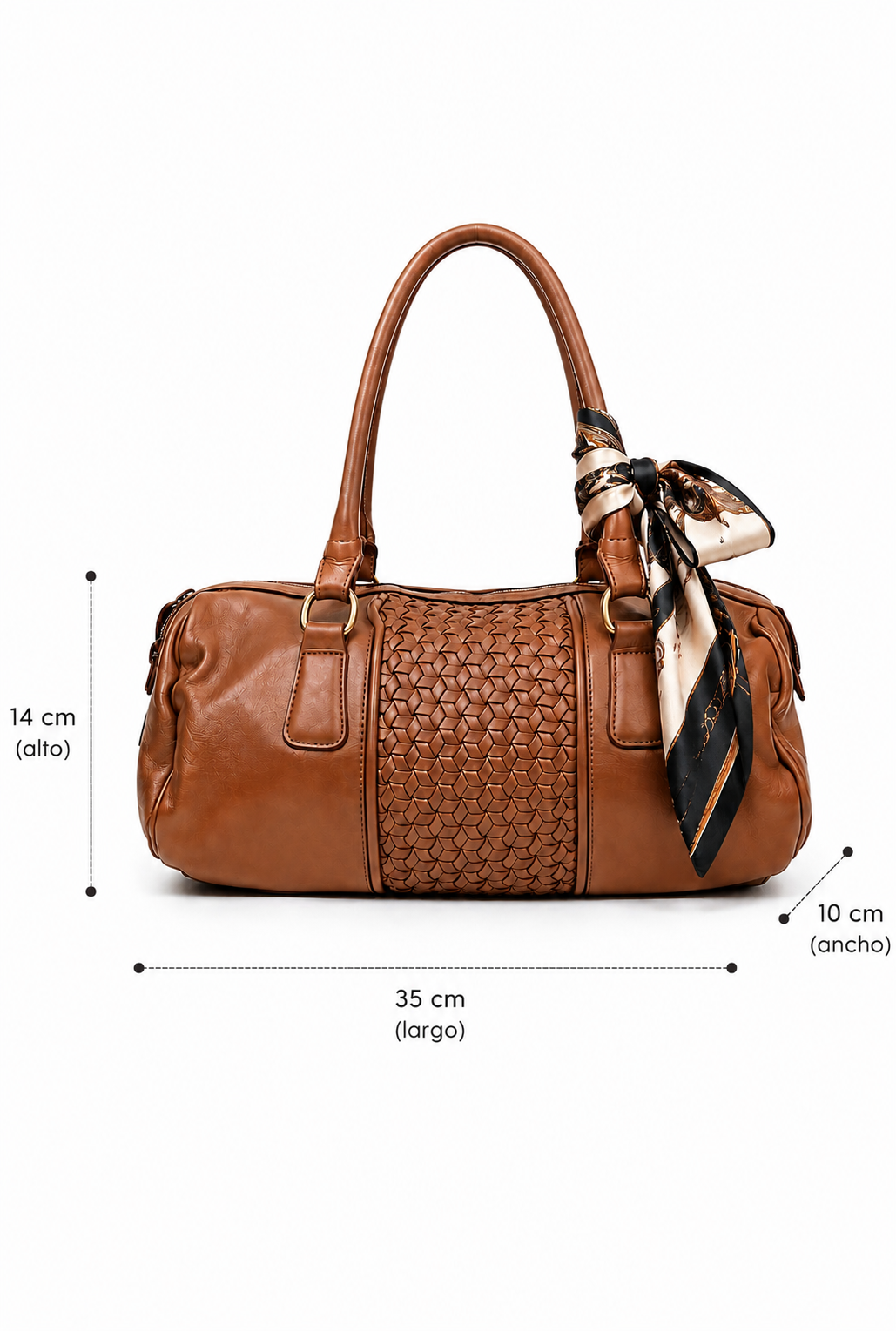 Bolso Tutti Piel Lavada medidas 35x14x10 cm fabricado en Italia – Azul Celeste Milano