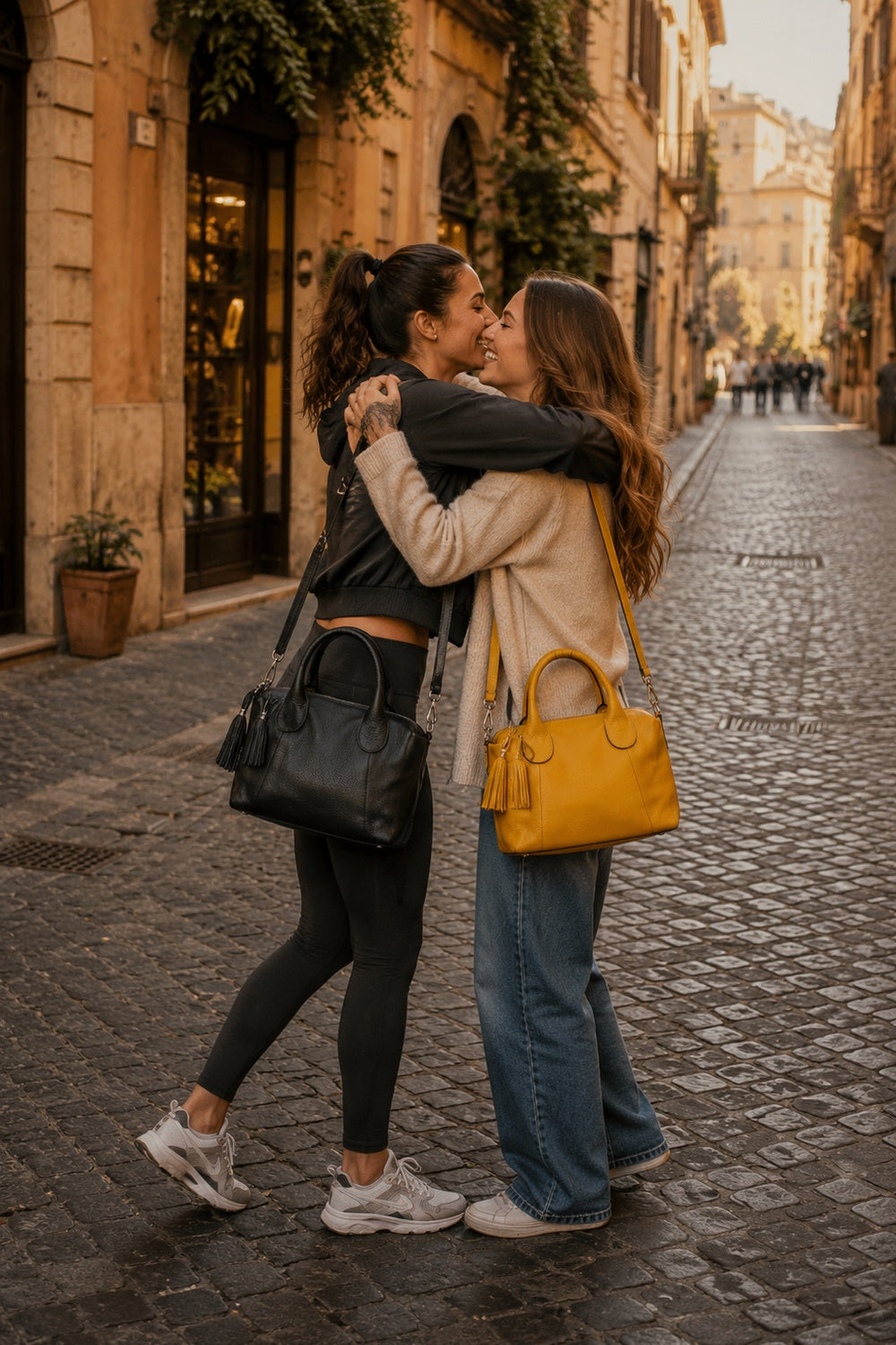 Bolso Vento Piel – Bolso de Mano Transformable Hecho en Italia